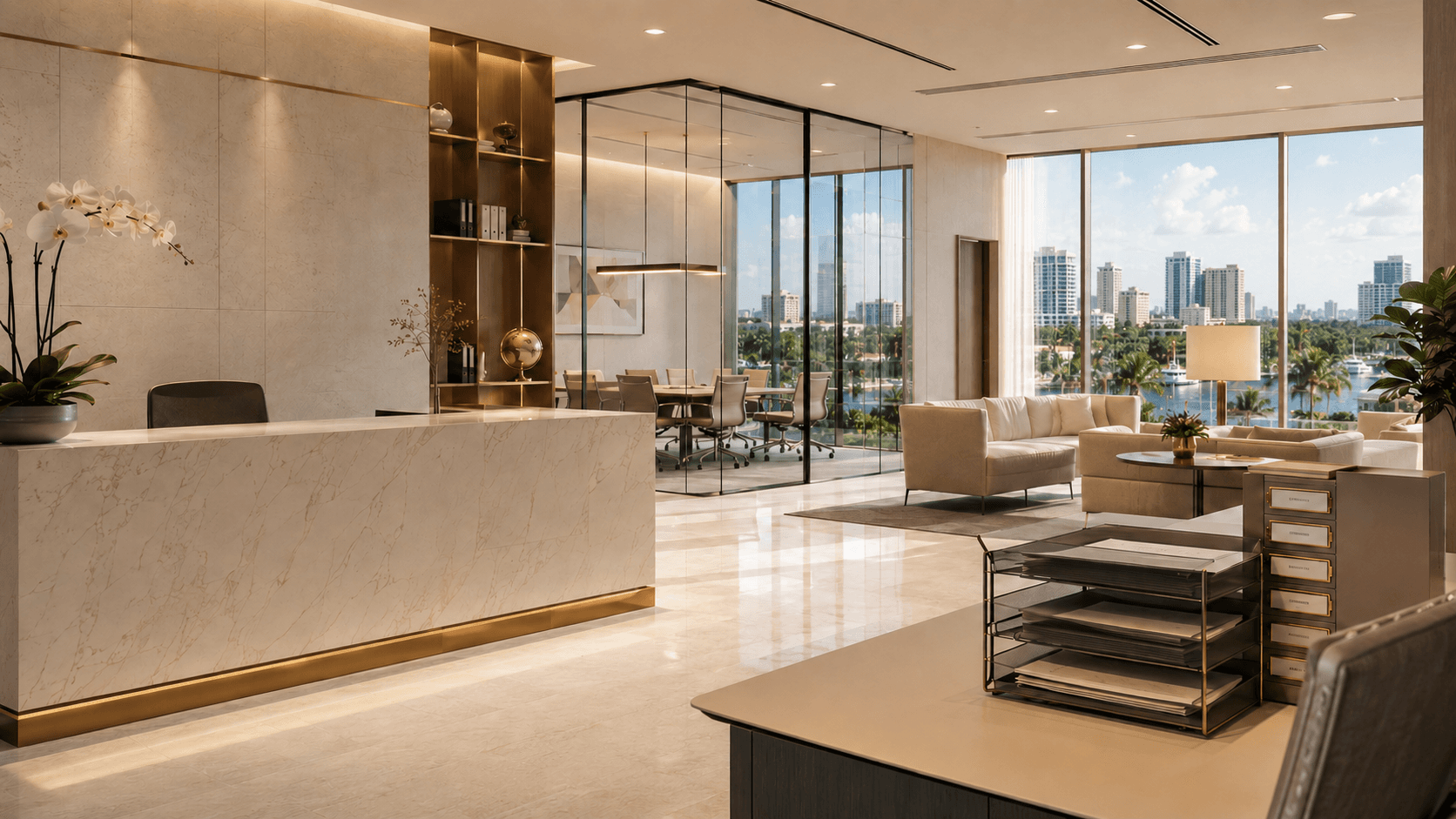 Working office infrastructure in an international market