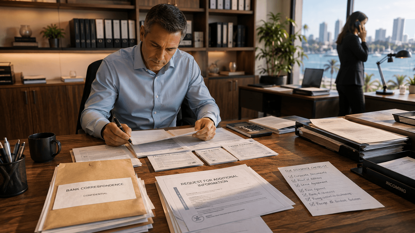 Dynamic Works team working on cross-border registrations and filings